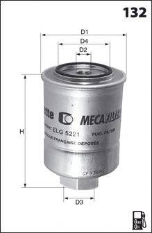 Паливний фільтр MECAFILTER ELG5370