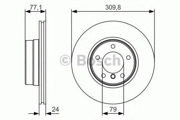 гальмівний диск BOSCH 0 986 479 S29