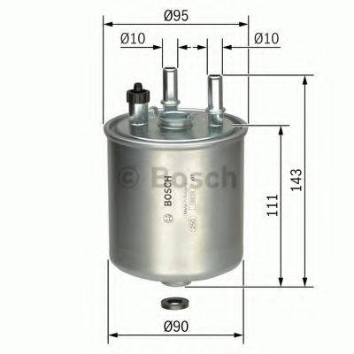 Паливний фільтр BOSCH F 026 402 081